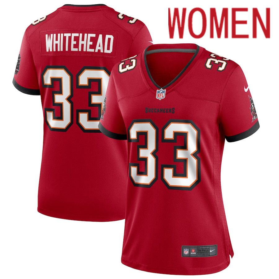 Women Tampa Bay Buccaneers #33 Jordan Whitehead Nike Red Player Game NFL Jersey